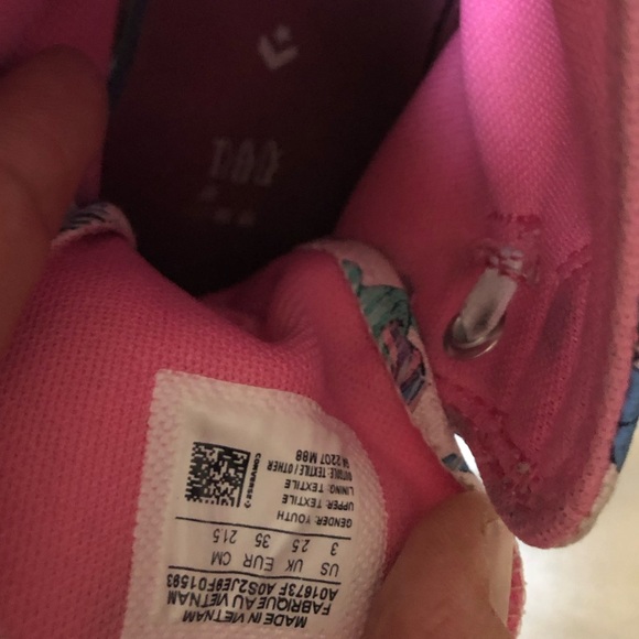 Children Unicorn Pink High Top Converse - Picture 4 of 9